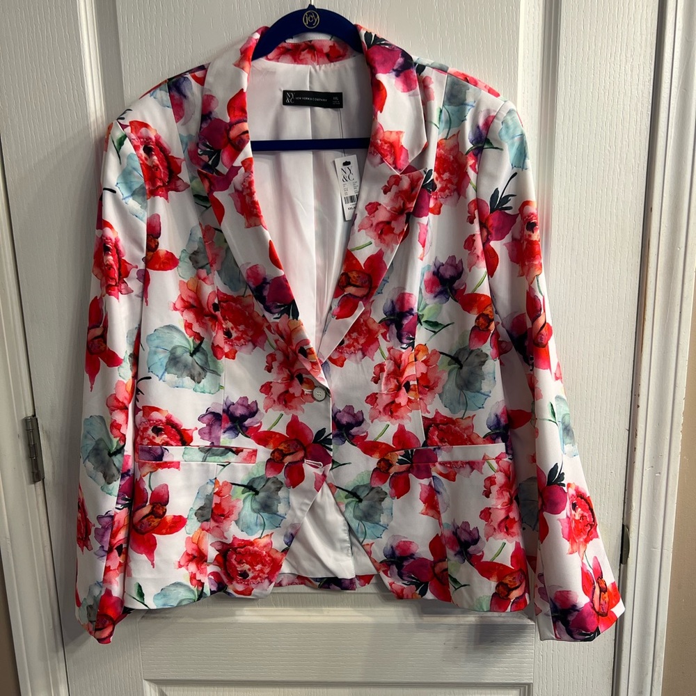 NY&C Floral Blazer Jacket